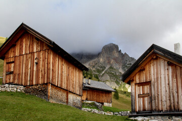 vecchie baite a Fuciade (Val di Fassa, Trentino)