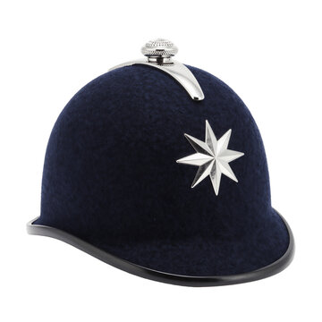 Traditional British Bobby's Helmet with Brunswick Star
