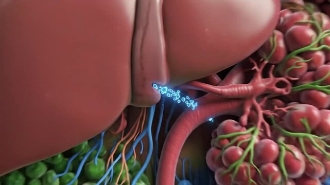 Visualizing the Impact of Microscopic Embolisms on Liver Function and Blood Vessels