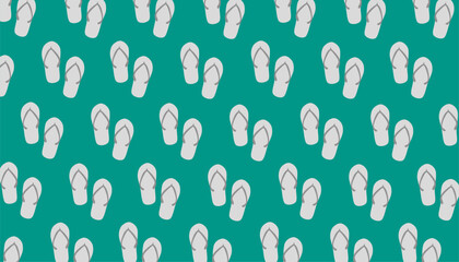 Flip Flops Seamless Pattern Minimal Summer Background