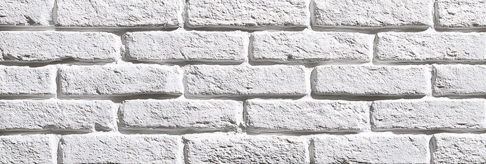 White brick wall texture