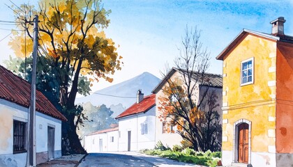 郷愁 日だまり 平穏 街角 水彩 旅情 ぬくもり 追憶 静謐 散策 異国 叙情 澄み渡る 陰影 生活 穏やか 景観 記憶 憧れ 窓辺