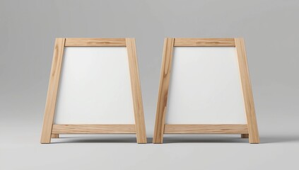 Blank white metallic outdoor advertising stand mock up set on isolated white background, Clear street signage board mock up, 3d illustration