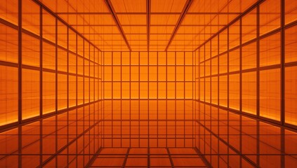 Abstract modern architecture background. 3D rendering