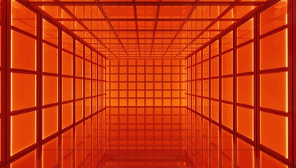 Abstract modern architecture background. 3D rendering