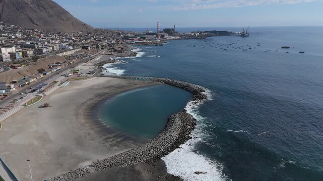 Tocopilla Costa oceano Pac&iacute;fico Chile