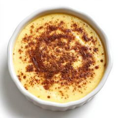 Creme Brulee Dessert with Caramelized Sugar Topping