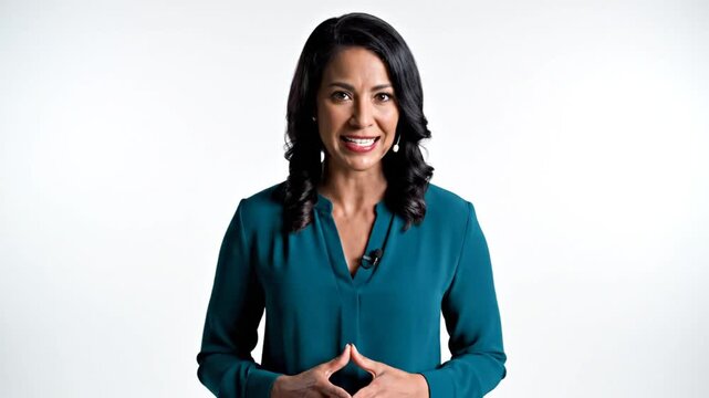 Woman Presenting Techniques for Positive Outcomes and Measurable Results with Increased Engagement