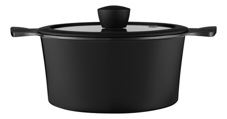 Professional Black Non-Stick Casserole Dish with Lid