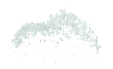 Salt rock flower fly explosion, white Salt rock flower explode abstract cloud fly. Big size ground...