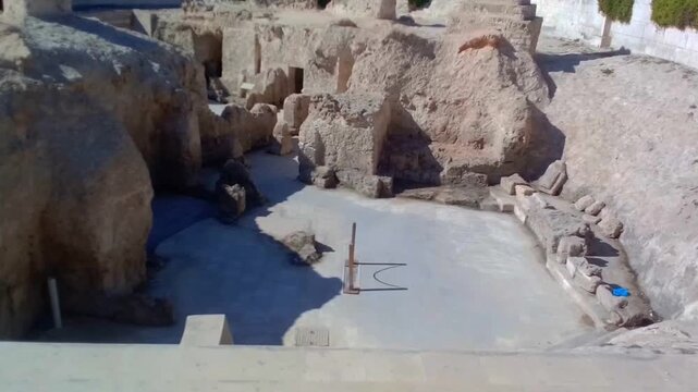 The Ancient Cemetery of Shatby (Chatby) is located in Chatby, Alexandria, Egypt. Perhaps it was customised for one big family. It was expanded later. It dates back to the third century BC.