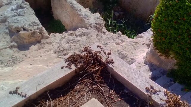The Ancient Cemetery of Shatby (Chatby) is located in Chatby, Alexandria, Egypt. Perhaps it was customised for one big family. It was expanded later. It dates back to the third century BC.