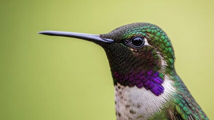 Obraz premium Hummingbird Portrait and Macro