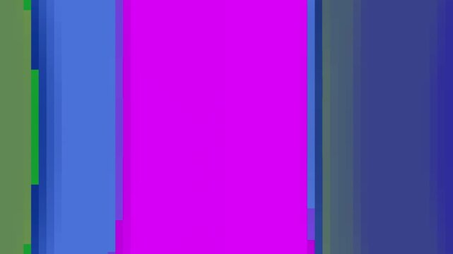 Abstract colorful pixel sorting glitch effect with vertical lines motion loop