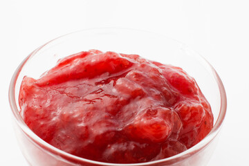 　イチゴジャム　白バック