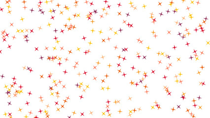 Abstract Background of Asterisks Scattered On White