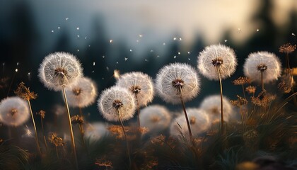 Dandelions Flowers