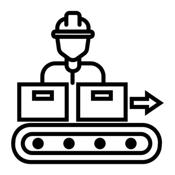 workplace Line Icon
