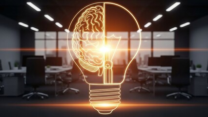 Creative idea generation in modern office space