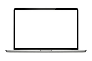 laptop isolated on white background