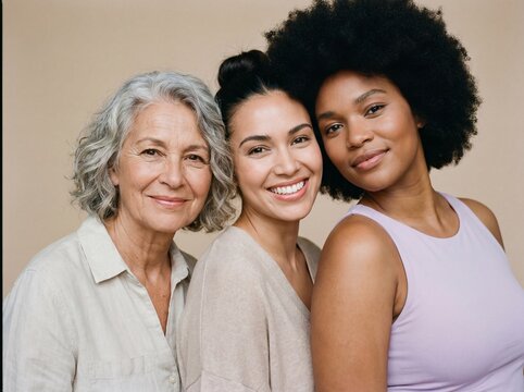 Three Generations Women Portrait