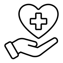 Obraz premium Medical Support Icon