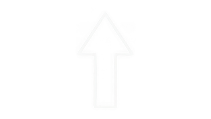 Upward pointing white arrow symbol