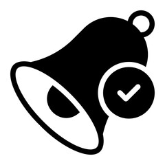 bell glyph icon