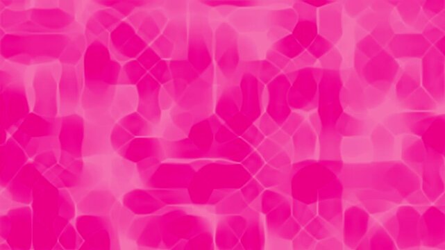 A seamless loop of vibrant pink and magenta abstract shapes moving like organic cells or liquid plasma. High energy modern background.