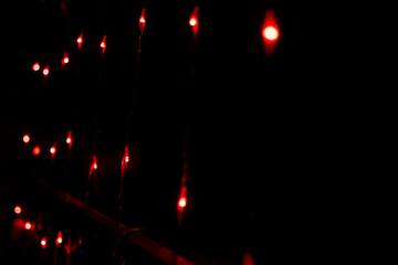 Bokeh light photograph on a colorful background