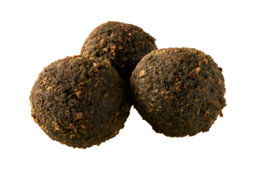 Crispy falafel balls for Ramadan iftar appetizer, isolated on transparent background