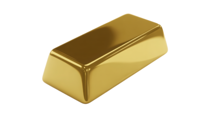 Gleaming gold bar ingot on black background Polished surface reflects light brilliantly showcasing rich golden color a symbol of wealth and prosperity