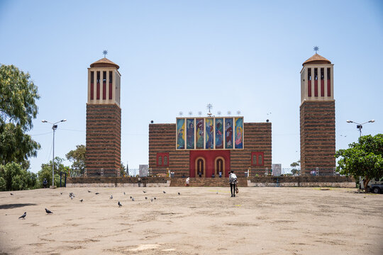 Enda Mariam Cathedral of the Eritrean Orthodox Church in Asmara, Eritrea