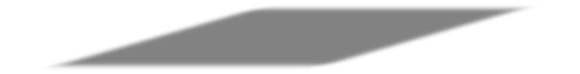 Diagonal flat shadow shape for object overlay