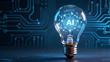 Light bulb with AI network design