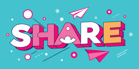 A vibrant and dynamic logo featuring rounded letters transforming into a playful design, perfect for social media, branding, and marketing materials.