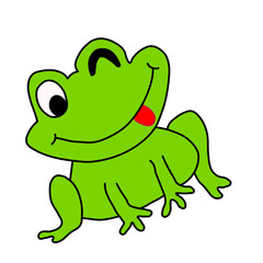 funny frog cartoon