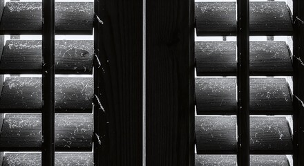 Vintage Black and White Film Strips