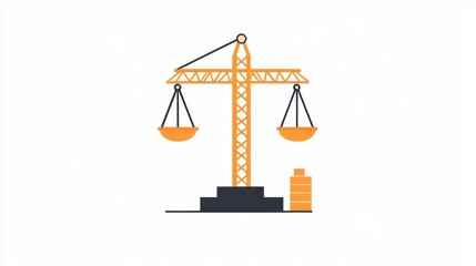Construction Law Balance - Concept Image