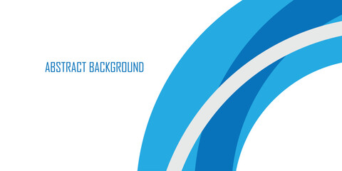 abstract creative blue white circle background.
