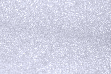 Obraz premium Abstract silver glitter sparkle texture with bokeh background