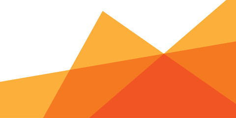 abstract creative orange origami style background.
