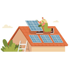 Eco Living Illustration