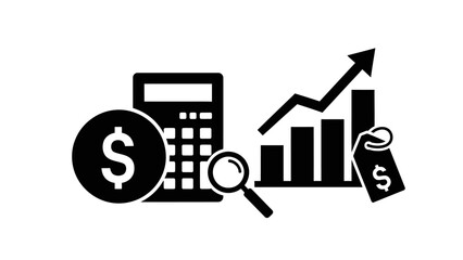 Financial Business Economy Growth Concept.