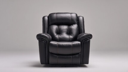 Stylish Black Leather Recliner Chair for Modern Living Spaces
