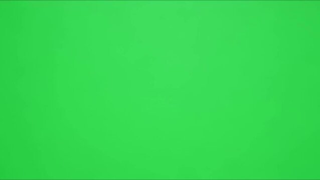 Cartoon Asteroid Rotating on Green Screen, Moving Right to Left with 665 Degree Spin for Space Compositing Video Loops