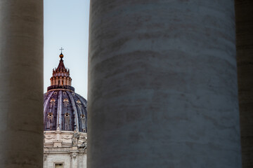 Saint Peter Basilica Through The