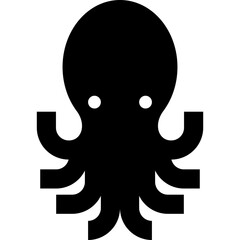 Vintage illustration of an octopus in detailed engraving style, black and white drawing perfect for marine, culinary, or educational design.