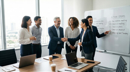 Team collaboration meeting office business urban group perspective effective communication strategies