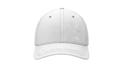 Clean White Baseball Cap Mockup